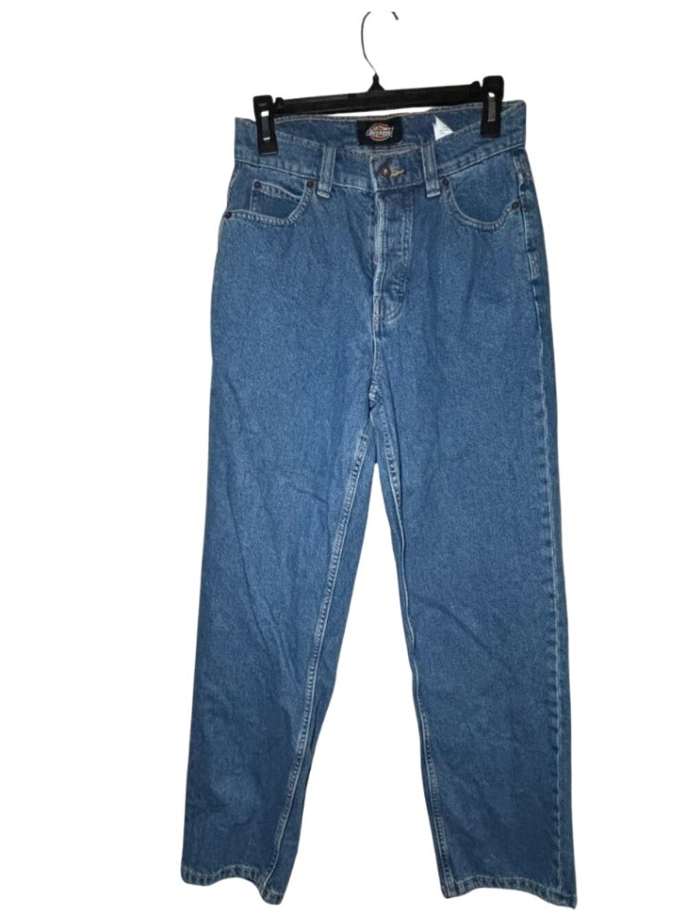 Dickies Girl Women’s W8 Blue Denim Jeans High Waist Straight Leg Casual